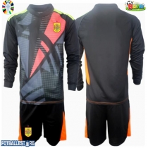 Spania Keeper Bortedraktsett Barn EM 2024 Langermet (+ Korte bukser)